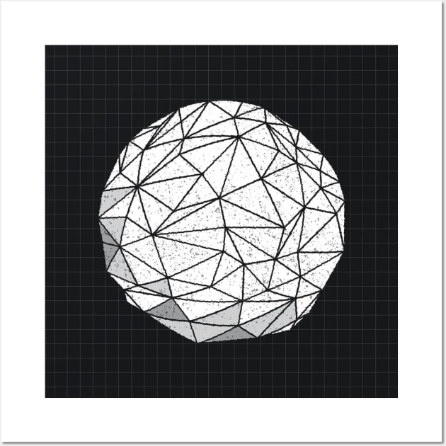 geometric moon Wall Art by Jcollection77